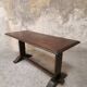 Massive wooden refectory table 1950