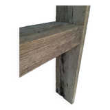 Brutalist console 148 cm old solid wood