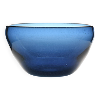 Large glass bowl blown by Claude Morin, circa 1975