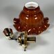 60s 70s Peill & Putzler Germany Ceiling Light Glass Space Age Design