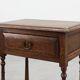 Small rustic cabinet with drawer or nightstand in oak, France 19th century