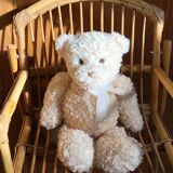 Rattan high chair