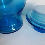 Vintage blue glass bottles 60