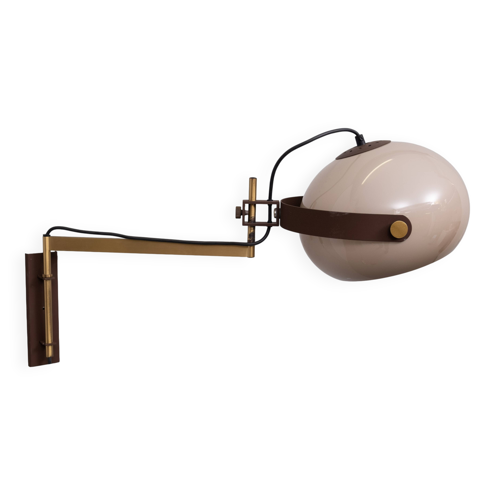 Dijkstra spring arm Wall Lamp 1970s Holland