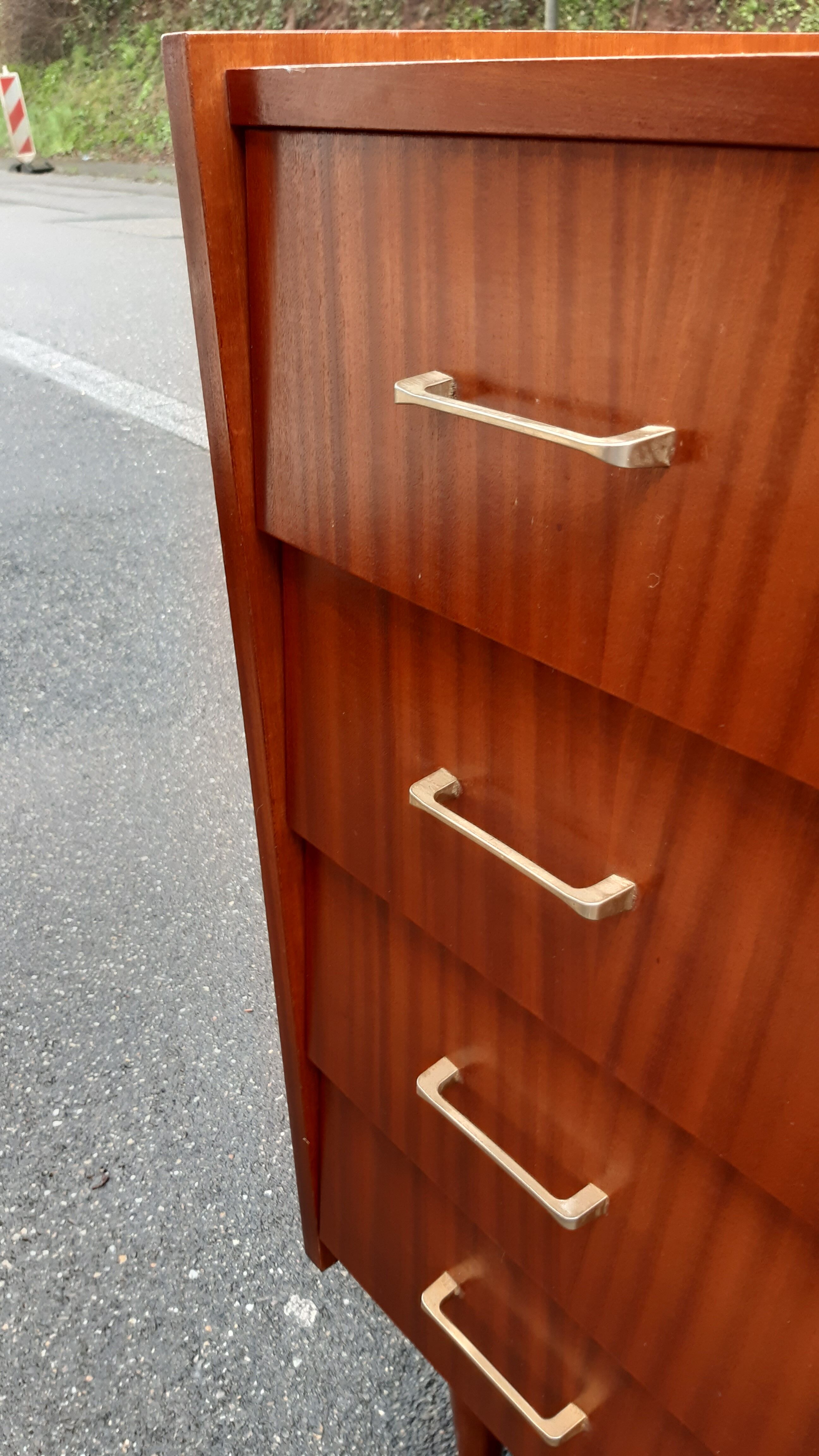 Vintage chest of drawers spindle feet