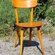 Chaise bistrot de Charmoille années 70