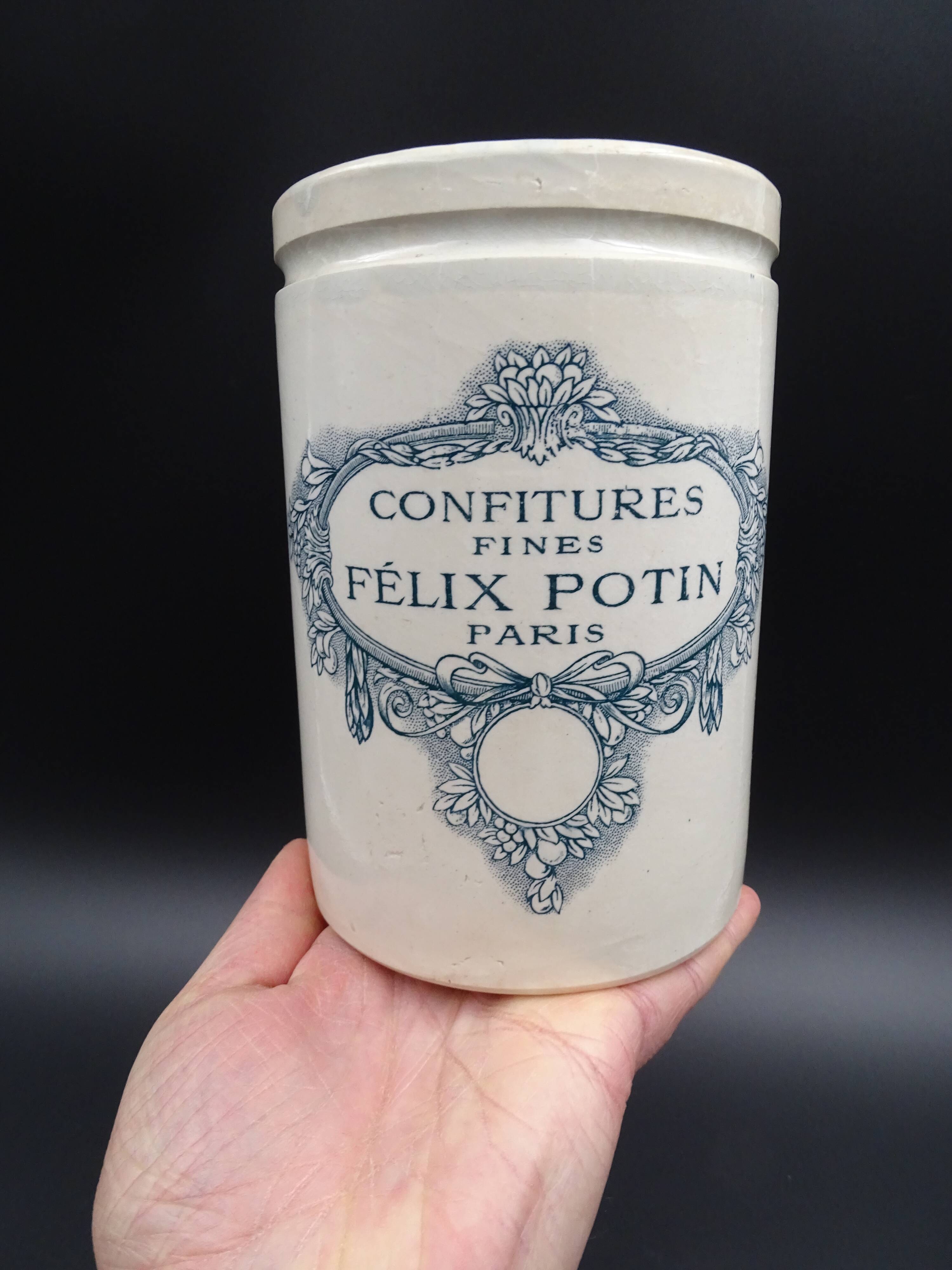 Félix Potin jam jar