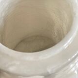 Vintage alabaster stone pencil pot