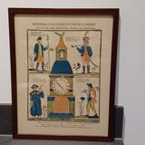 Image of Epinal Pellerin with certificate of origin, under frame