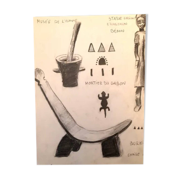 African art drawing