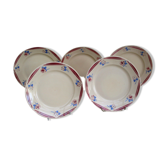 Assiettes k et G Lunéville modèle Luce