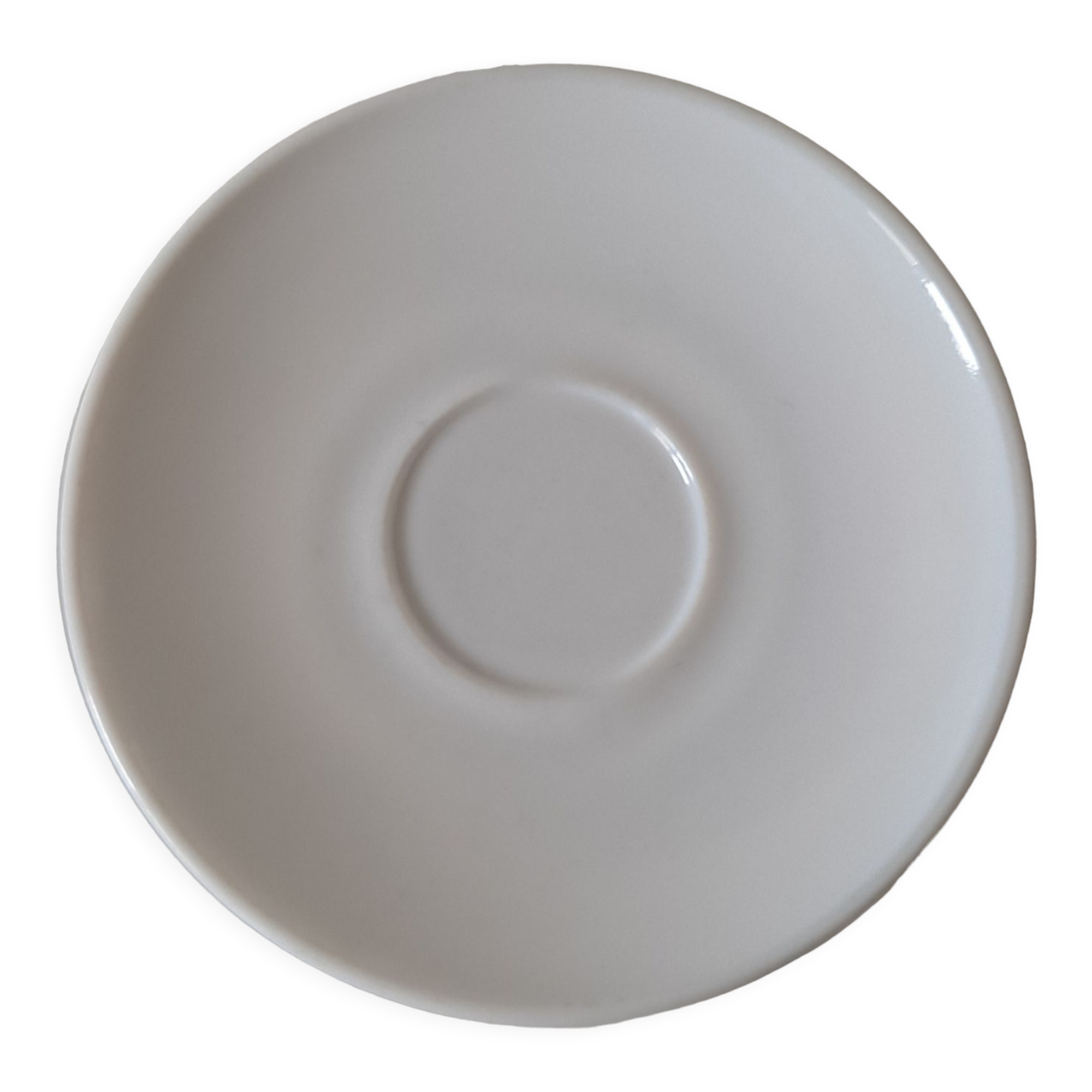 Trio of mismatched white cups