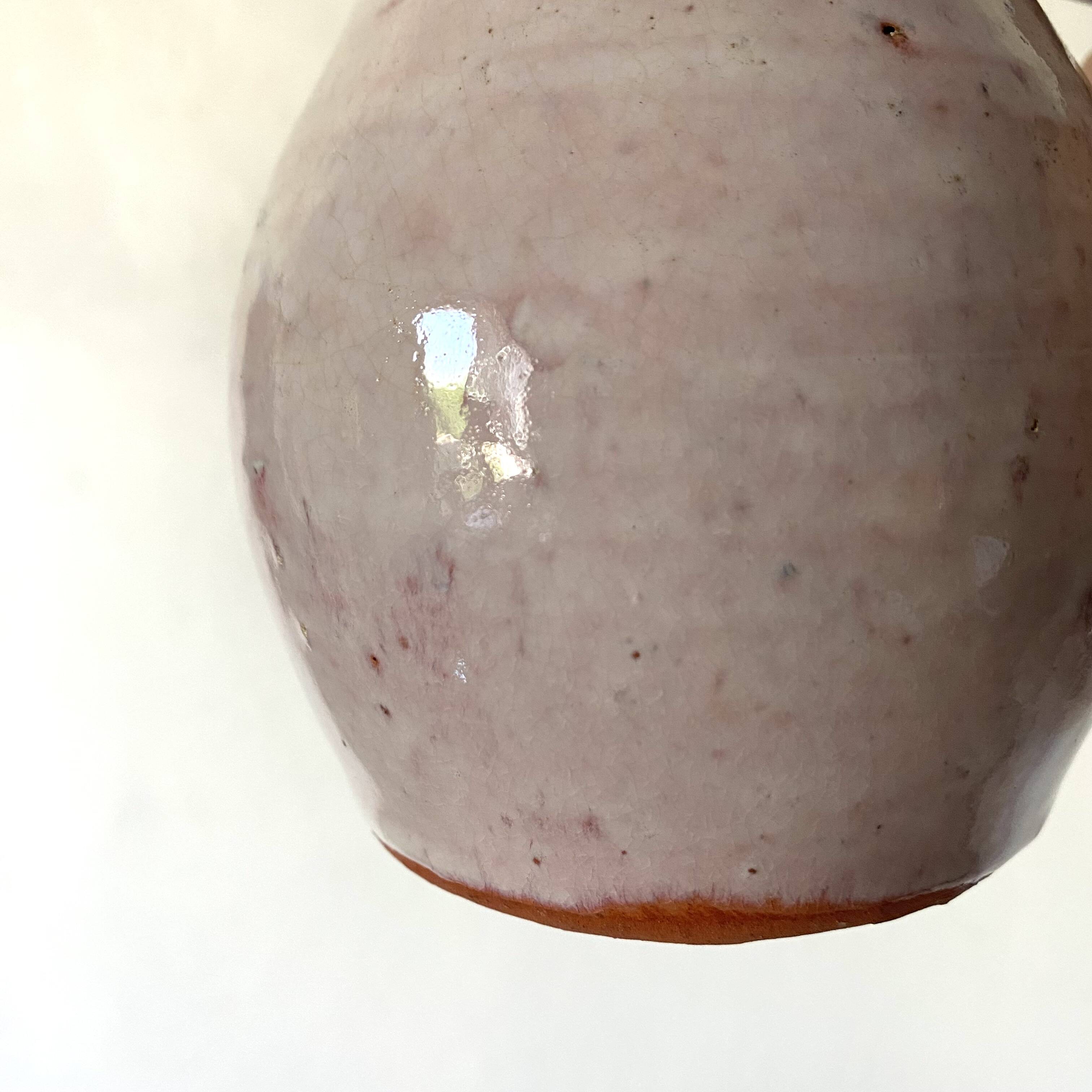 Terracotta pitcher, Nesmy pottery