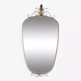 Miroir rétroviseur années 50 60 35x71cm