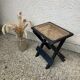 Folding stool in vintage canning