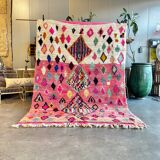 New pink Boujad Moroccan Berber rug.