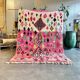 Tapis berbere marocain rose boujad neuf
