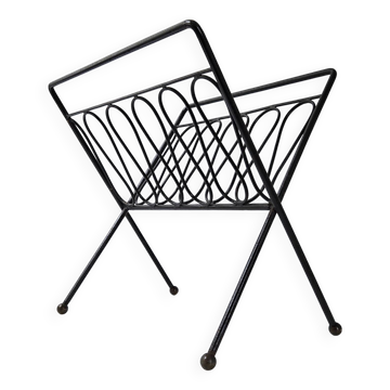 Vintage magazine rack 1950