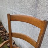 Straw armchair