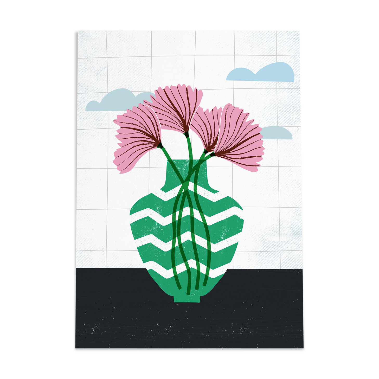 Illustration "peony"