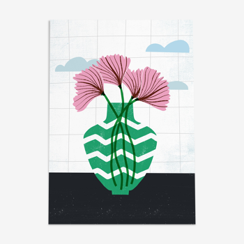 Illustration "peony"