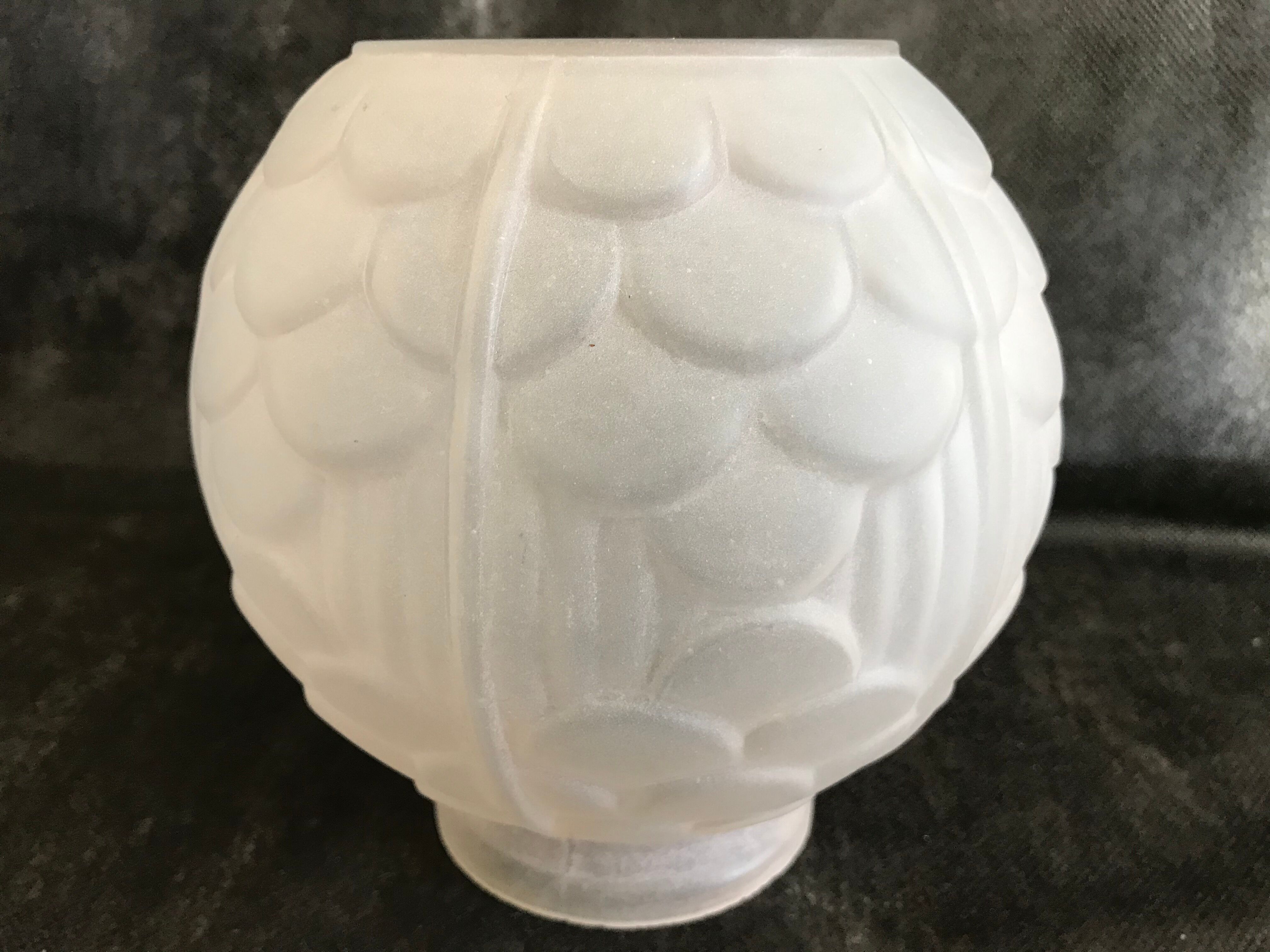 Vase boule made in France