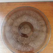 Suite de 12 assiettes et un plat art déco