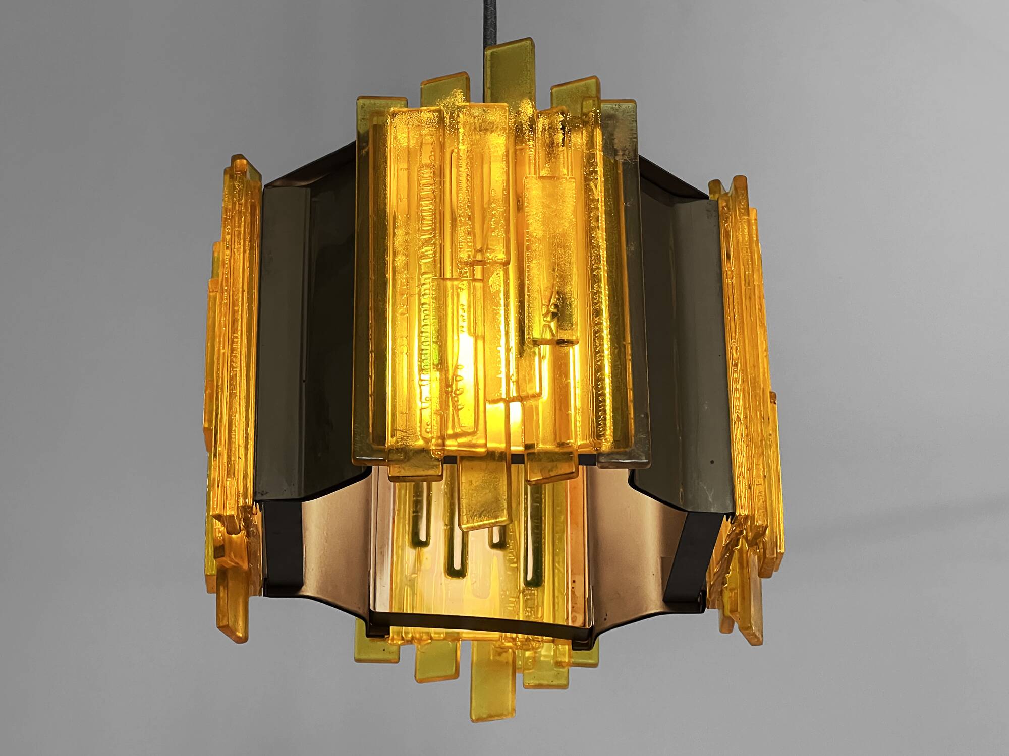 Pendant light by Claus Bolby for CEBO Industri. Denmark 1960s