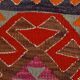 3x12 Kilim Red & Purple  Runner Rug, 102x355Cm