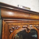 Louis Philippe wardrobe in walnut bramble