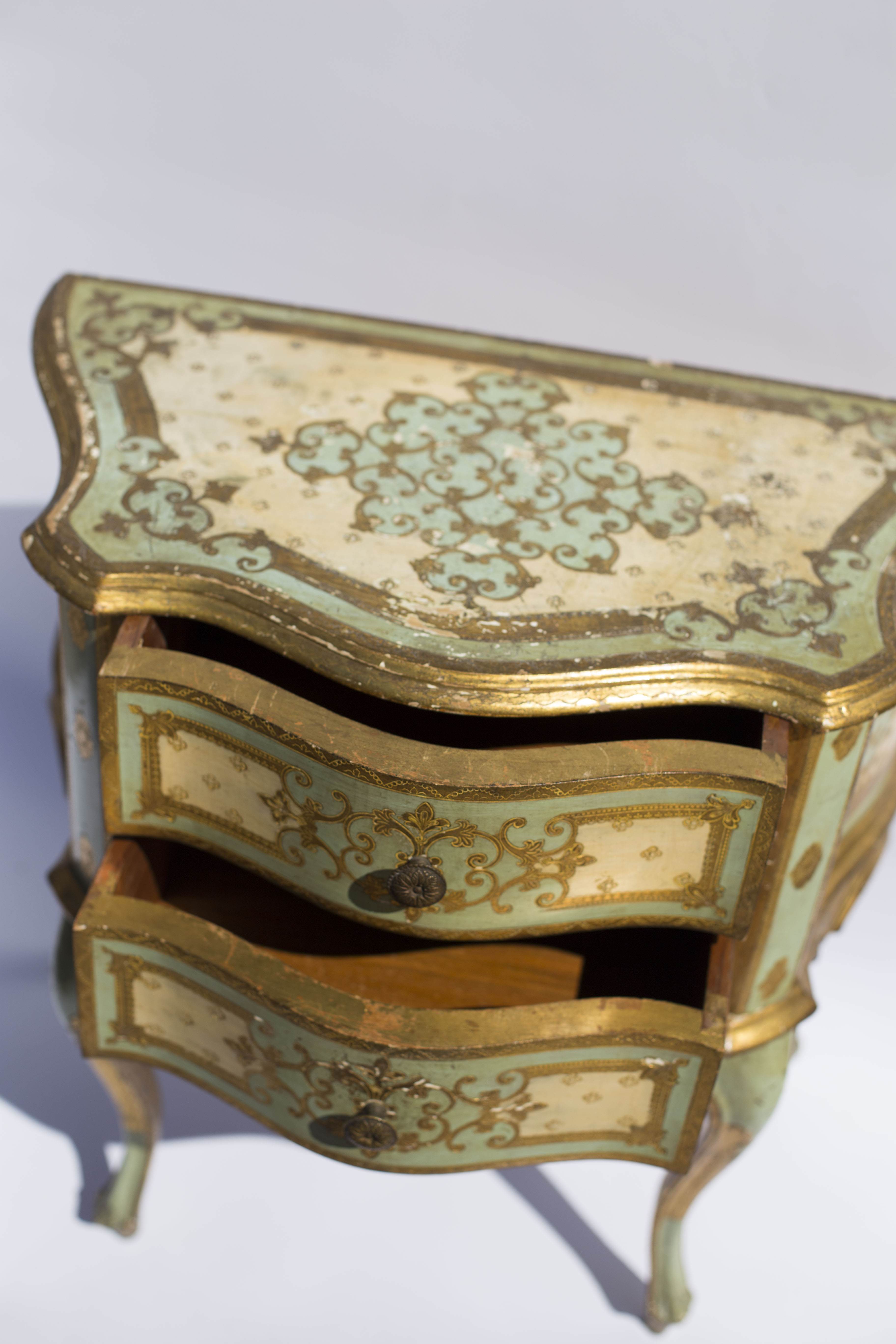 Bedside table style Venetian early twentieth