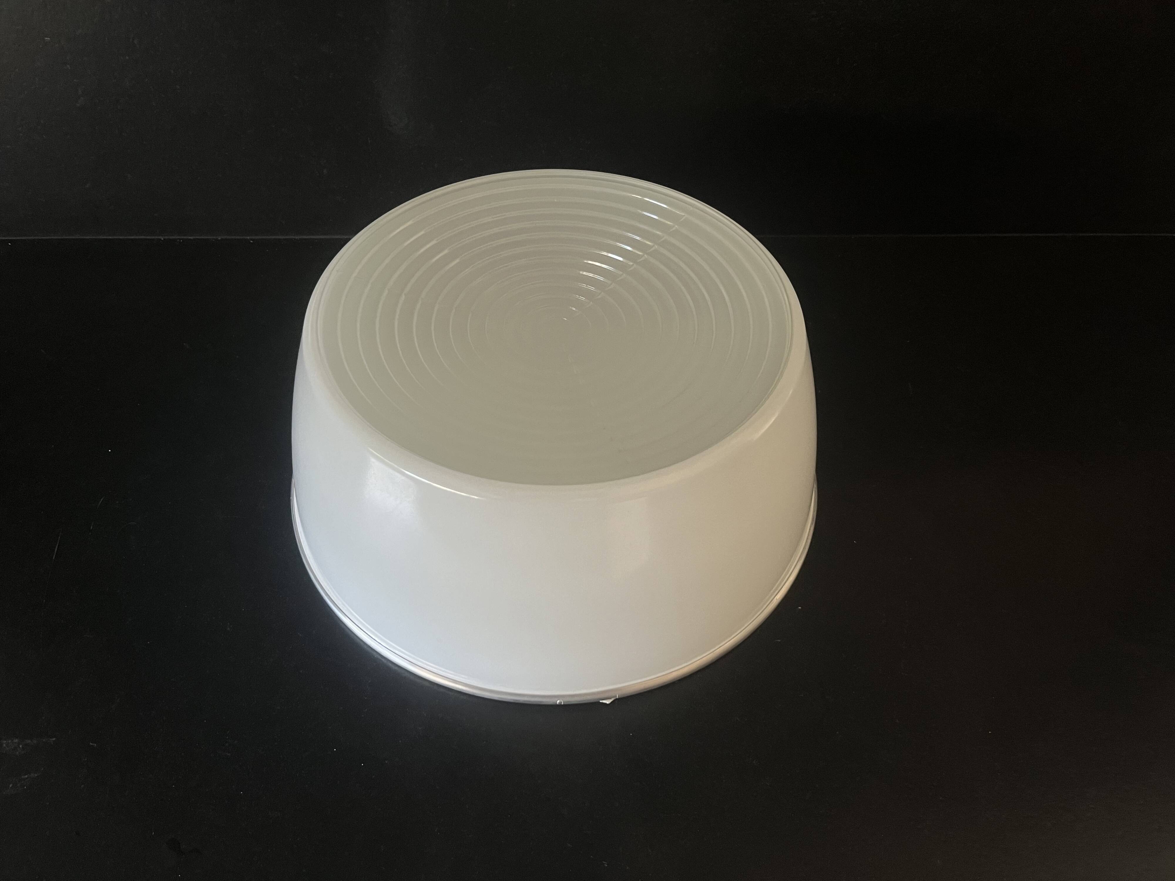 Holophane glass ceiling light