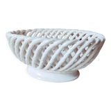 Braided earthenware cup