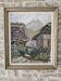 Oil on Cardboard - Mountain Chalet Landscape Signed Jean