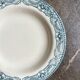 Salins ironstone soup plate, "Directoire" service