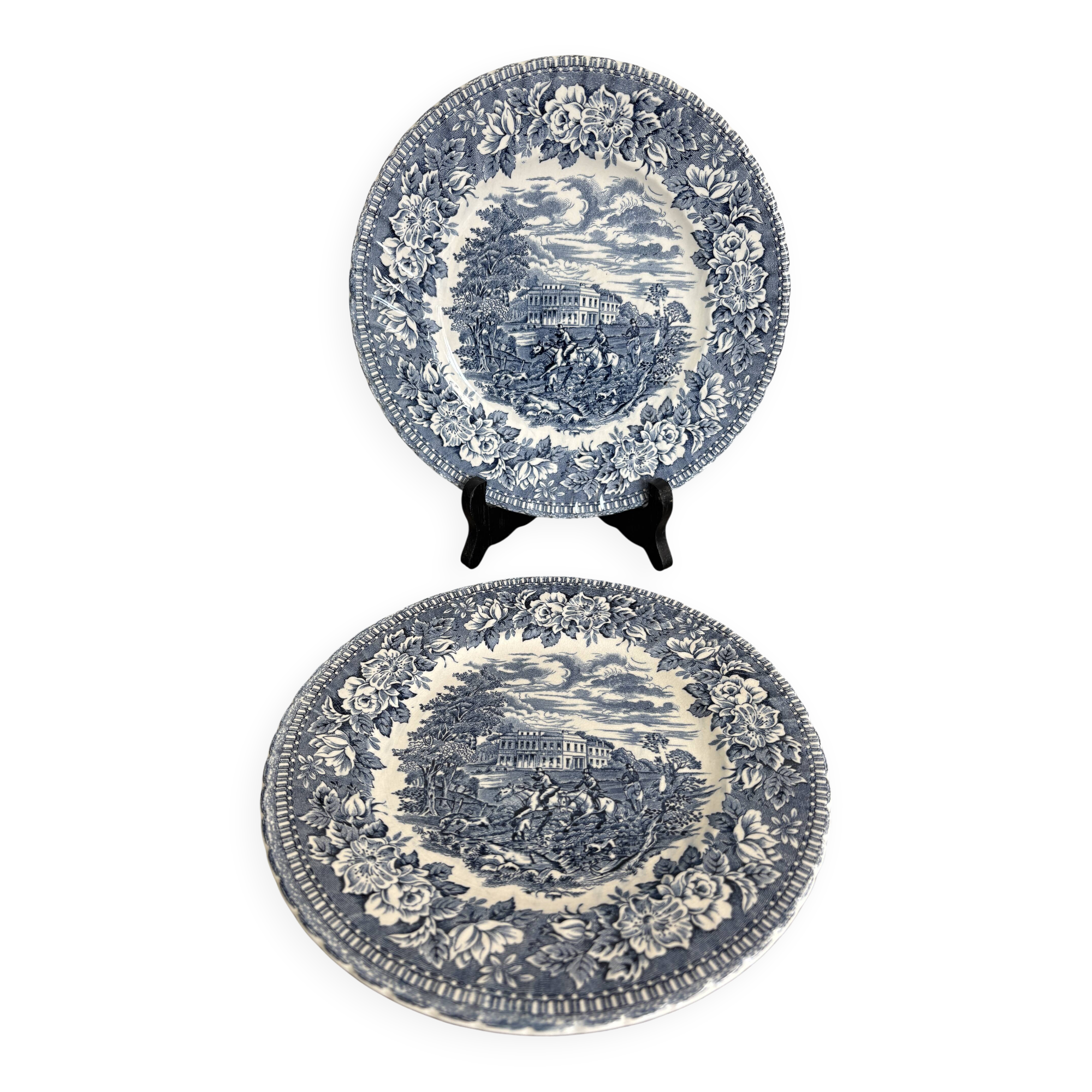 Set of 2 England's Heritage porcelain plates