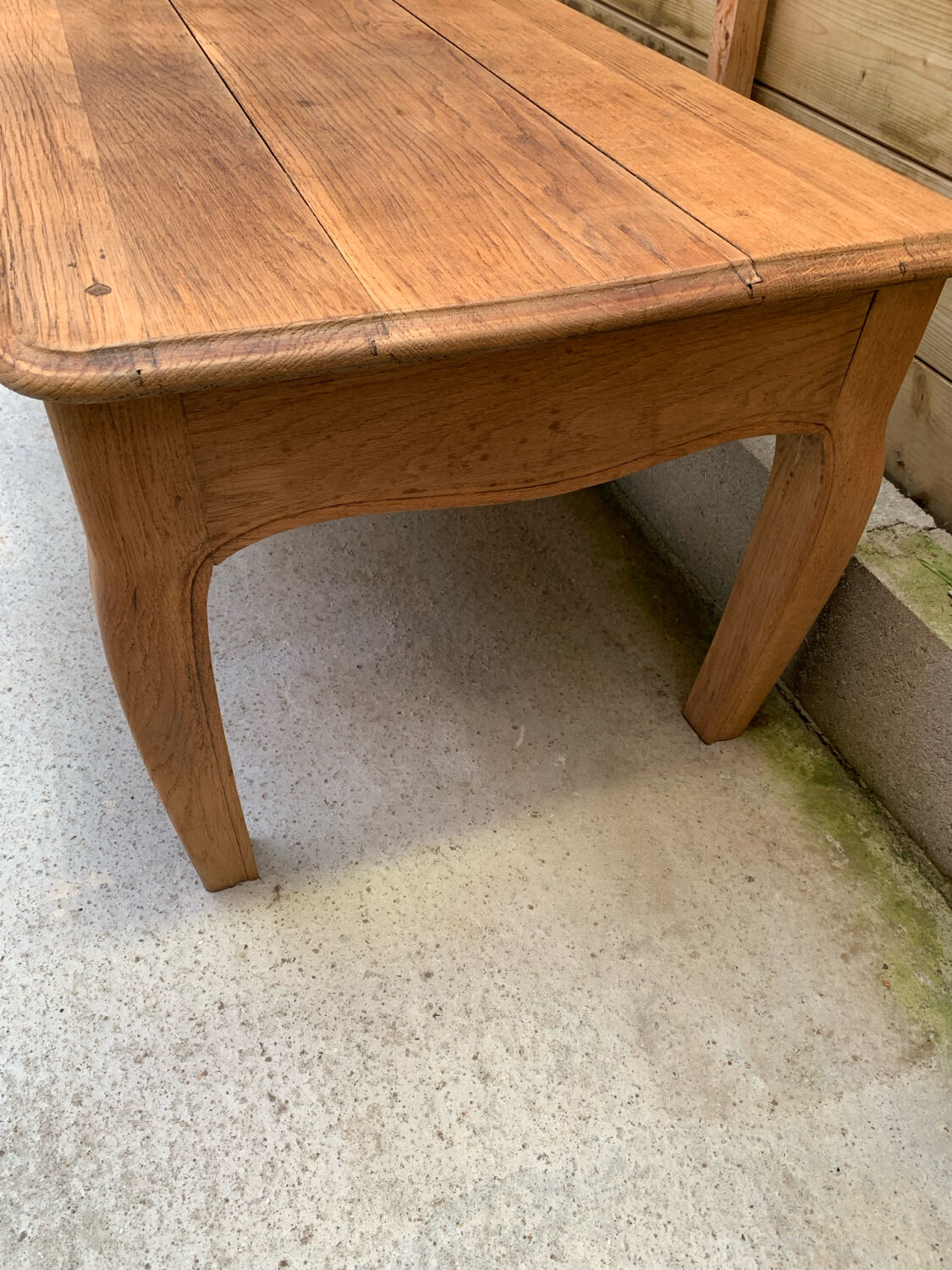 Solid wood coffee table