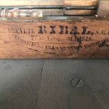 Old oak table with extendable oval central foot