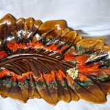 "Leaf" dish in Vallauris ceramic