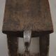Tabouret Lobi en bois sculpté du début du 20ème siècle, Burkina Faso, Afrique