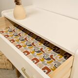 Vintage Scandinavian style chest of drawers