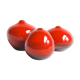 Trio de céramiques rouges Antonio Lampecco