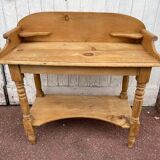 Desk - vintage English pine dressing table