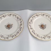 Two antique porcelain plates from Paris The crystal staircase