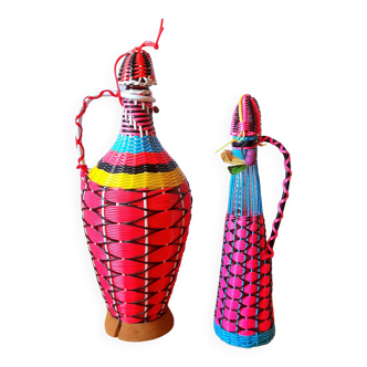 Scoubidous 60s bottle duo