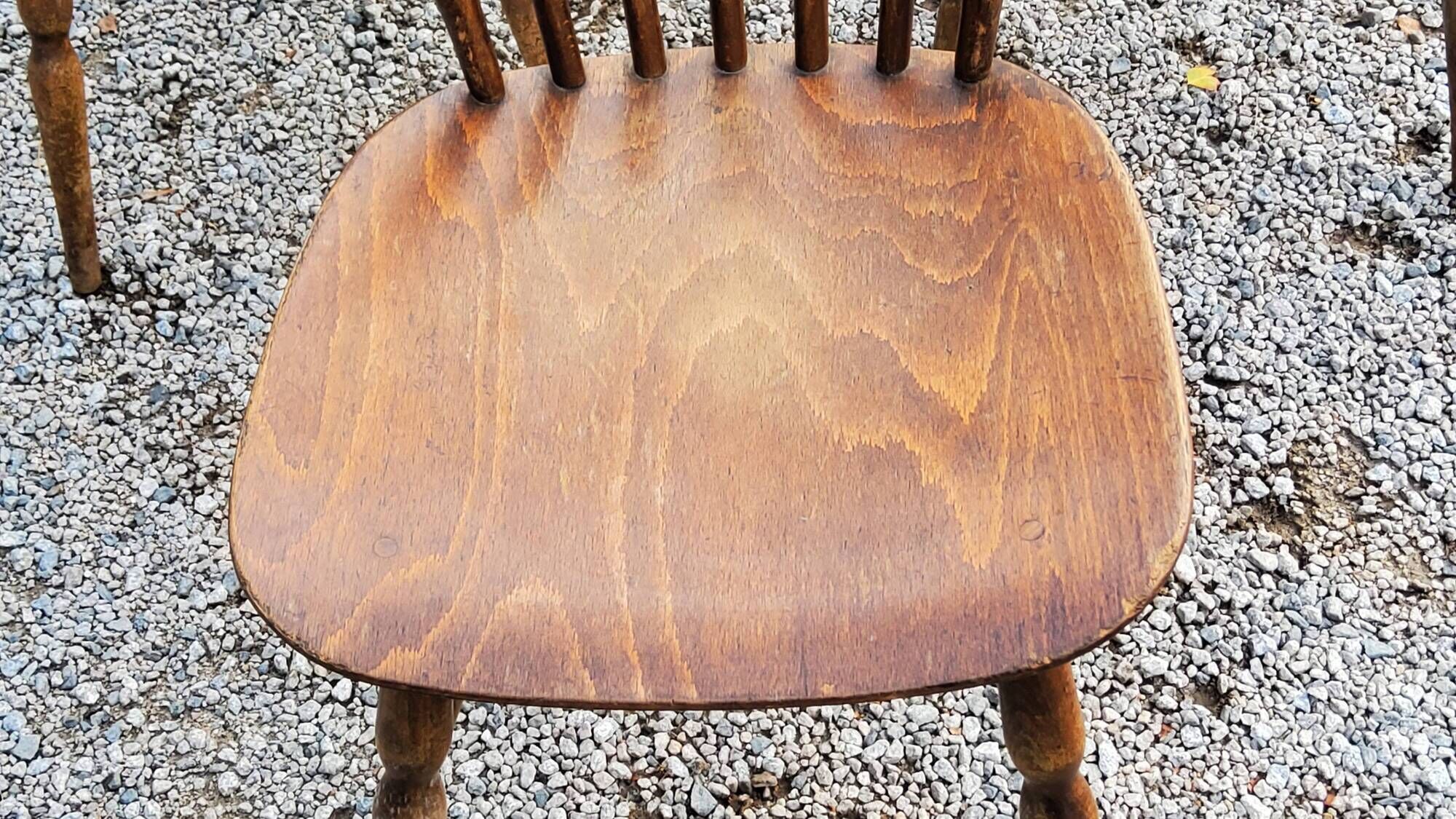 Set de 6 chaises de bistrot Baumann vintage des années 60