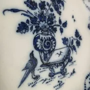 Ancienne assiette décorative en faïence Hollande XVIIIe