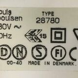 Vintage floor lamp model Oslo by Kurt Norregaard for Louis Poulsen, 1990s.