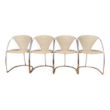 Set of four Linda chairs, Arrben, Italy, 1980s
