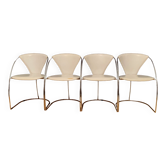 Set of four Linda chairs, Arrben, Italy, 1980s